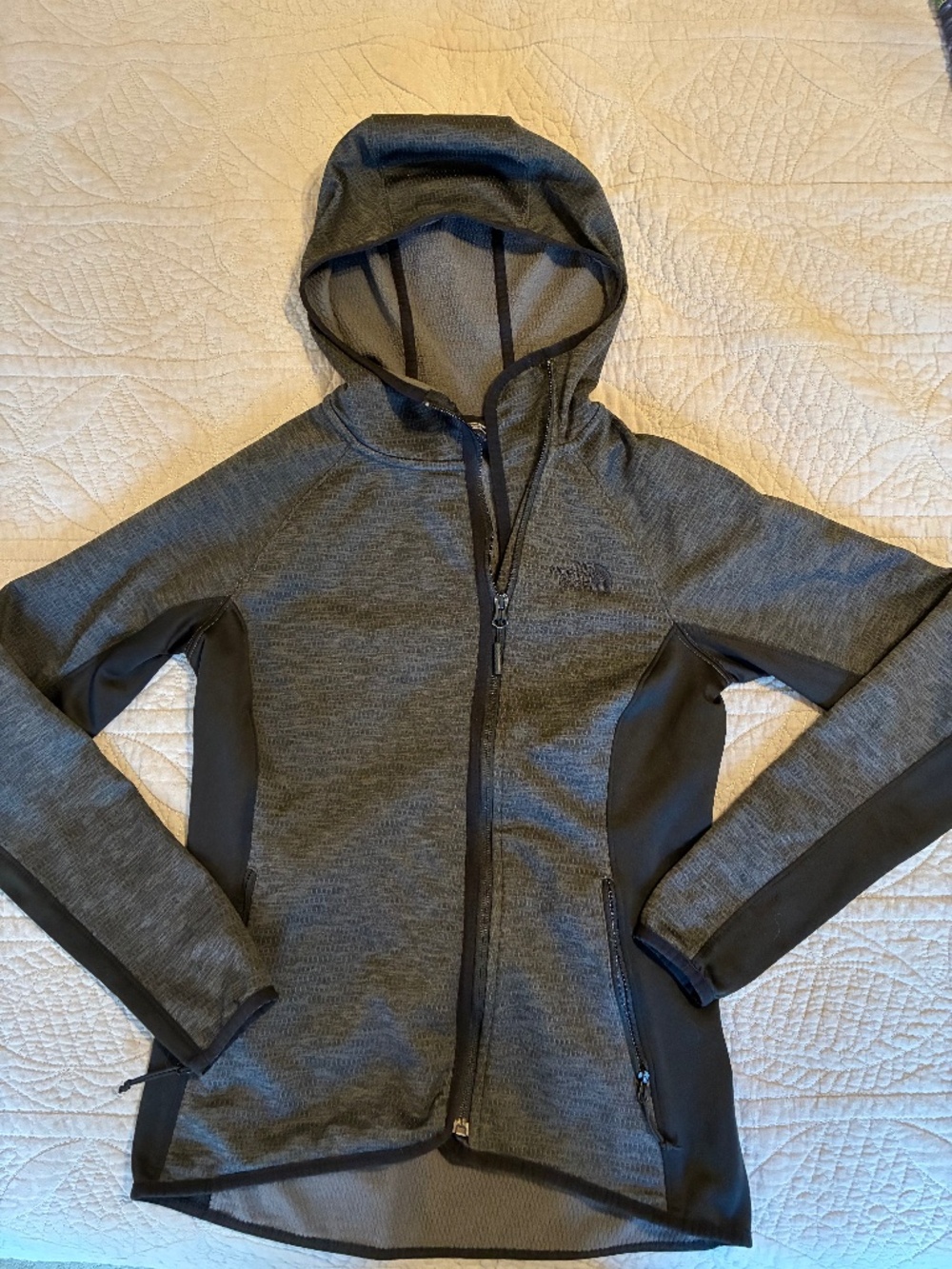 The North Face Arcata asymmetrical hooded jacket, size S